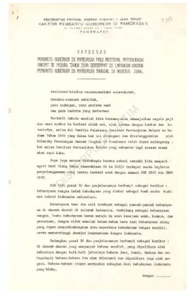 sambutan pembantu gubernur di pamekasan pada festival pertunjukan rakyat se madura tahun 1984 di ...