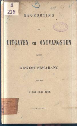 Serie F provincial blad van Midden Java officieel nieuwsblad der provincie Midden Java Bijvoegsel...