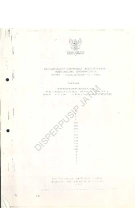 Peraturan Menteri Kesehatan Republik Indonesia Nomor : 184 / Menkes / PER / II / 1995 tentang pen...
