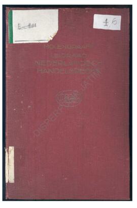 Leidraad bij de beoefening van het Nederlandsche Handelsrecht door Mr W. L.P.A. Molengraaff tweed...