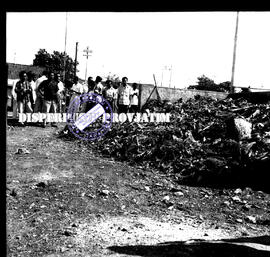 Kedatangan tim Kebersihan Nasional di Surabaya, terlihat sampah yang berserakan dimana-mana, 18 –...