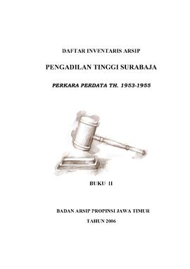 Pengadilan Tinggi Surabaya  Perkara Perdata (Buku-II)