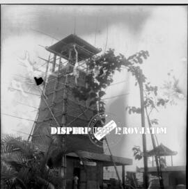 Tower / menara yang ada pameran pemerintah di CEFI (Center For Economical Fairs of Indonesia) Sur...