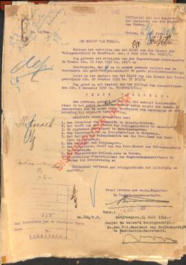Aan den gouverneur van de provincie oost-java te soerabaja, stem averren met vorrrs, registerde r...