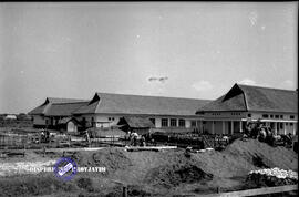 Djawatan gedung. Tgl. 11 Pebruari 1953. Pembangunan gedung yang telah selesai