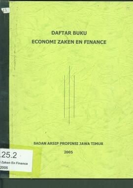 Economic Zaken En Finance Periode 1911 - 1940