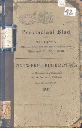 Provincial blad van West-Java officieel nieuwsblad der provincie West-Java bijvoegsel No. 13A (19...