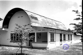 Djawatan gedung. Tgl. 11 Pebruari 1953. Pembangunan djawatan gedung