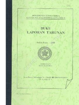 Kakanwil Depnaker Prop.Jatim : Laporan Tahunan TA  2000
