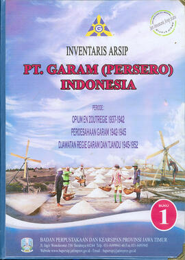 PT. Garam Indonesia (persero) Periode 1931 - 1952 Buku-1