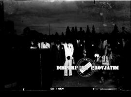 Suasana pembukaan CEFI (Center For  Economical Fairs of Indonesia) di Surabaya,  tahun 1958