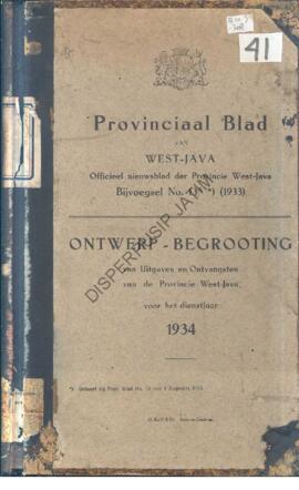 Provincial blad van West-Java officieel nieuwsblad der provinciw West-Java bijvoegsel No. 16A. On...