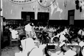 Suasana Kongres Pelajar Islam Indonesia (PII) ke V di Kediri, 22 – 2 – 1954