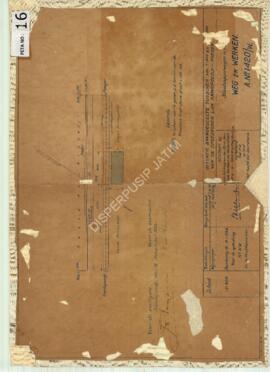 Gambar. Situasi bagian jalan antara km 1 + 200 sampai km 1+300 Rambipoedgi-Poeges bag.atas